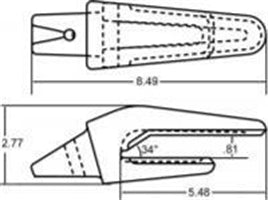 YH552156 -- 156 SERIES CAST ADAPTER